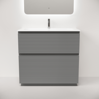 Тумба напольная под раковину Sancos Folk Floor FL90FES 90 см Ergraut soft